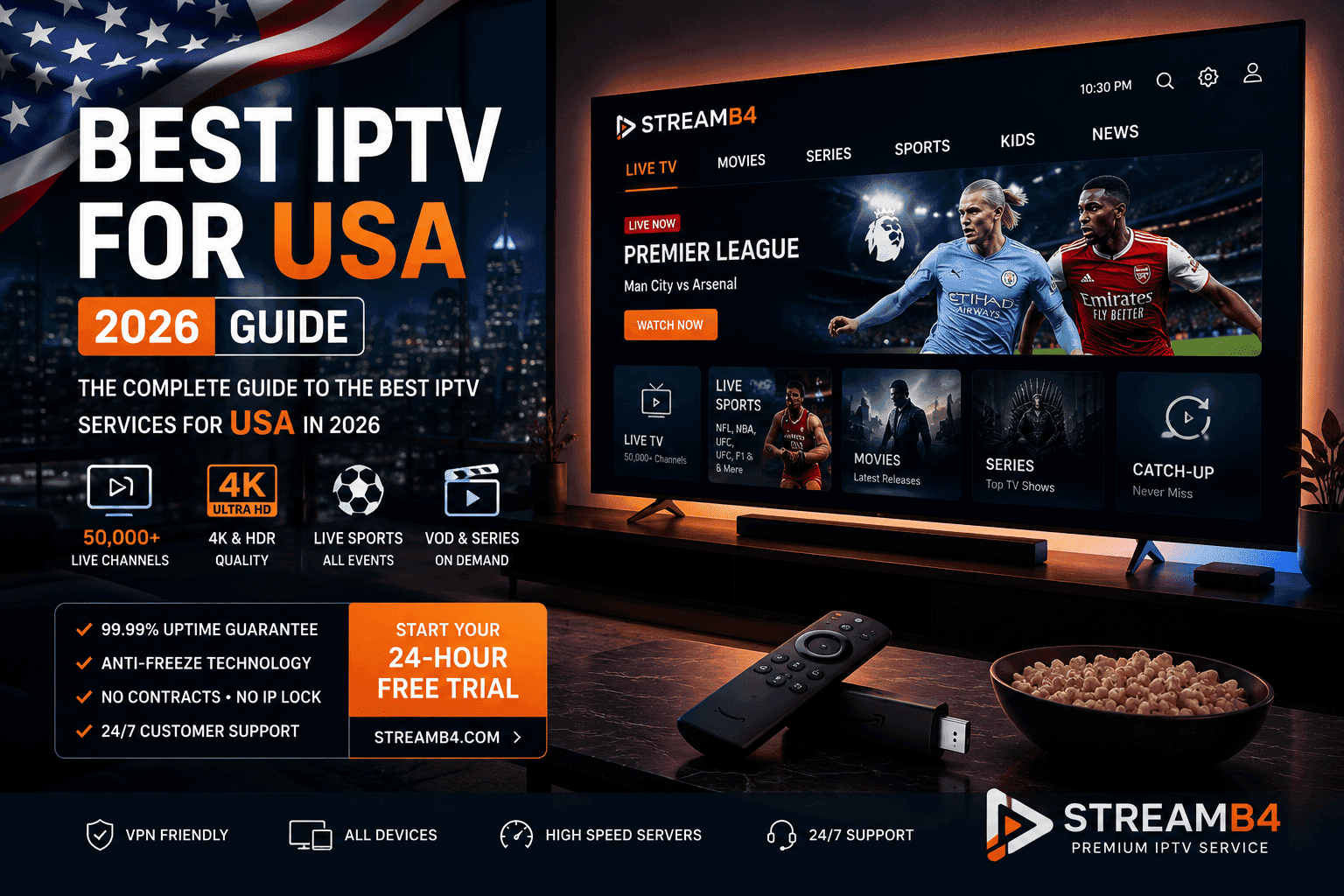 THE COMPLETE BEST IPTV FOR USA 2026 GUIDE: EVERYTHING YOU NEED TO KNOW IN 2026