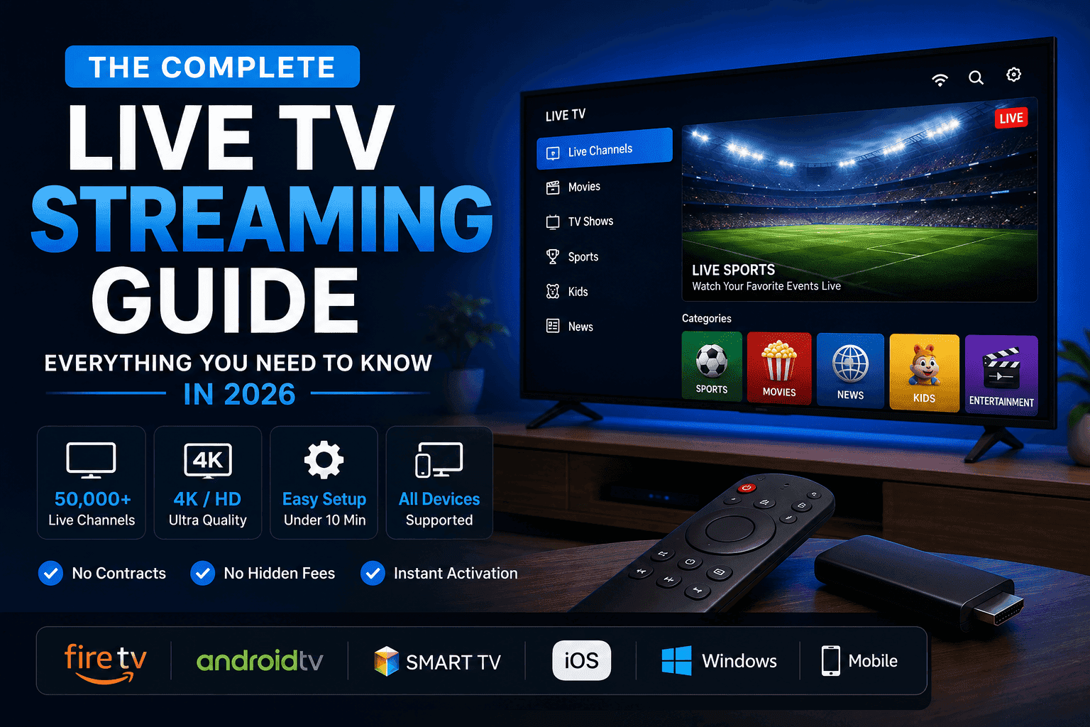 THE COMPLETE LIVE TV STREAMING GUIDE GUIDE: EVERYTHING YOU NEED TO KNOW IN 2026