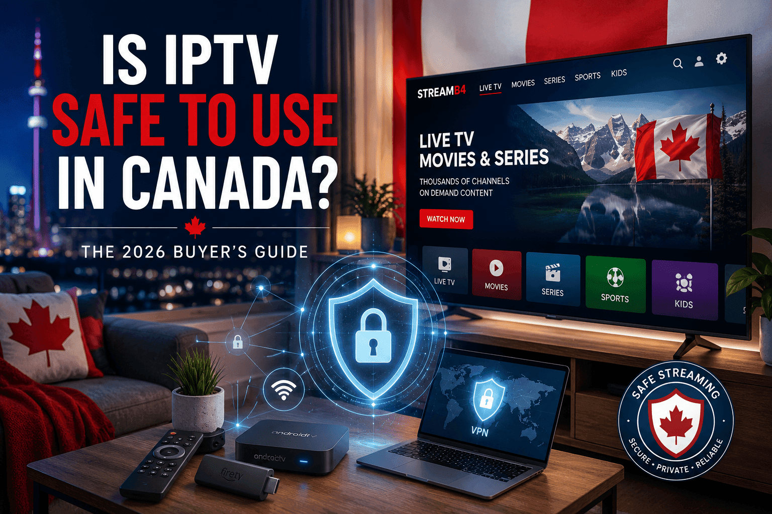 Is IPTV Safe to Use in Canada? The 2026 Buyer's Guide
