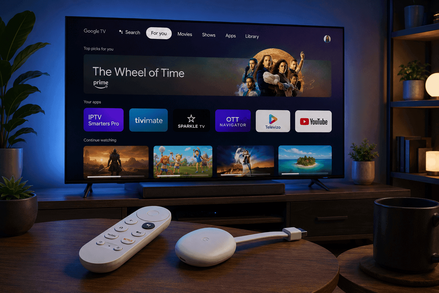Best IPTV Apps for Google TV in 2026 (Tested & Ranked)