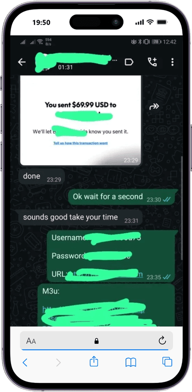 StreamB4 Start Streaming on iPhone