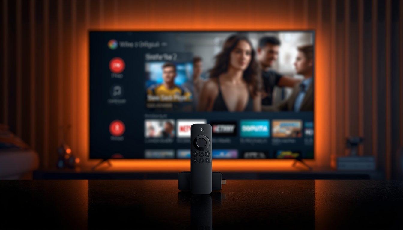 lucid origin Create a premium editorial hero image for a technology blog titled Best IPTV for 0